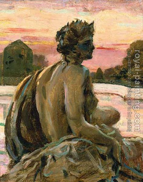 James Carroll Beckwith : One of the Figures at the Parterre d'Eau